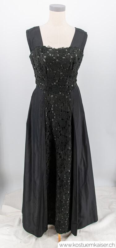 1950er Abendkleid schwarz