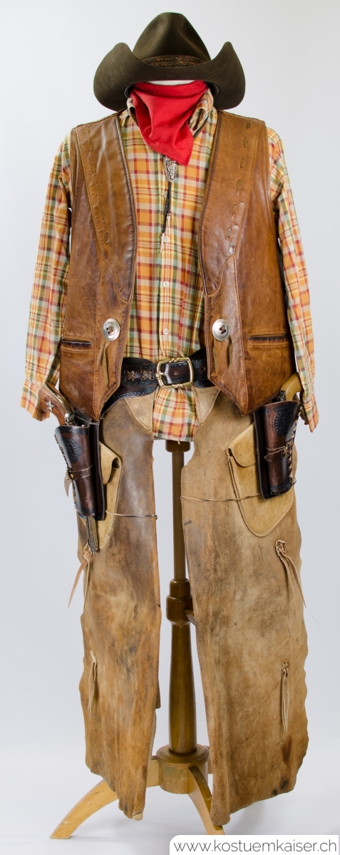 Cowboy Kostüm mit Chaps