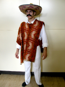 Mexikaner Kostüm mit Sombrero